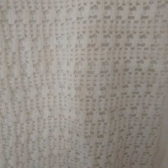 lucky brand white shirt with embroidery lace size 1x - Picture 5 of 6